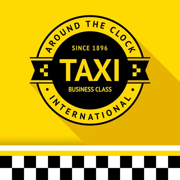 Taxi badge 13 — Stock Vector