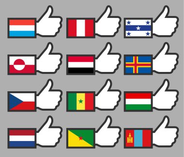 thumbs up-04 Bayraklarda