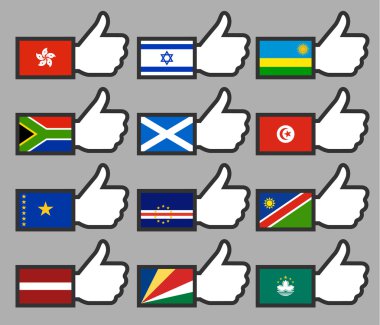 thumbs up-10 Bayraklarda