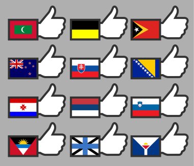 thumbs up-12 Bayraklarda