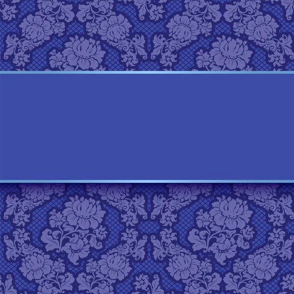Δαντέλα φόντο-πρότυπο, διακοσμητικό ύφασμα, πολύ peri floral μοτίβο — Διανυσματικό Αρχείο