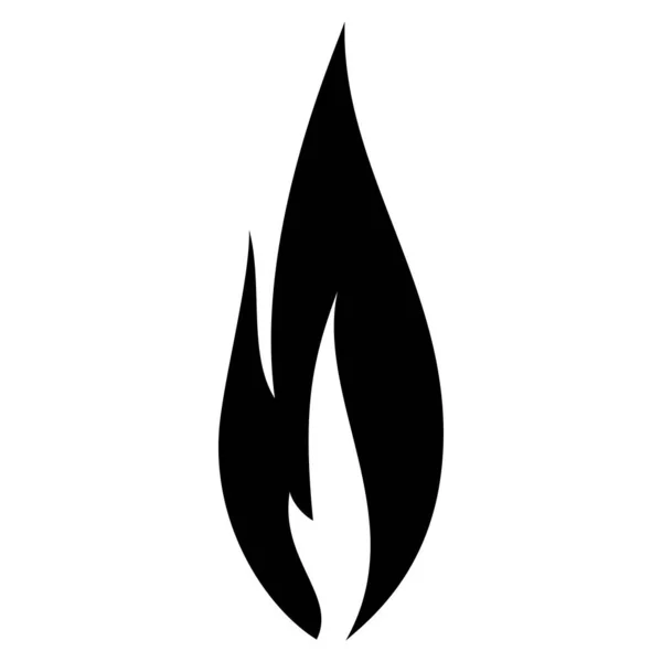 Készlet ikonok-tűz láng — Stock Vector