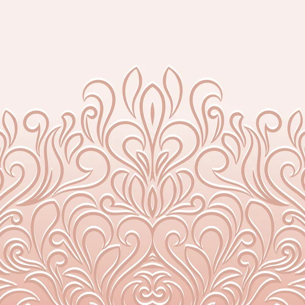 Fundo floral ornamental — Vetor de Stock