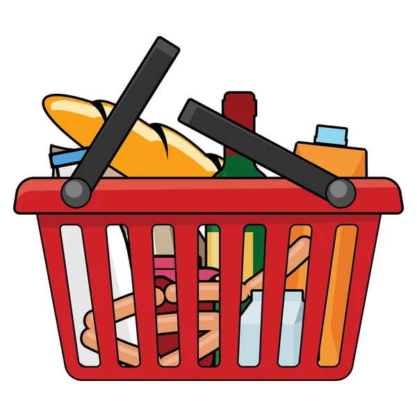 Shopping basket — Stock Vector