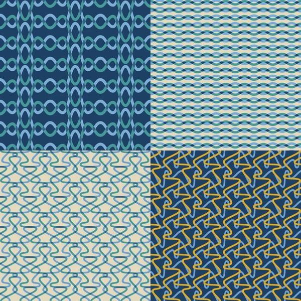 Set of geometric patterns. — Stock Photo, Image