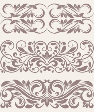 Vintage süslü sınır çerçeve Telkari ayarla