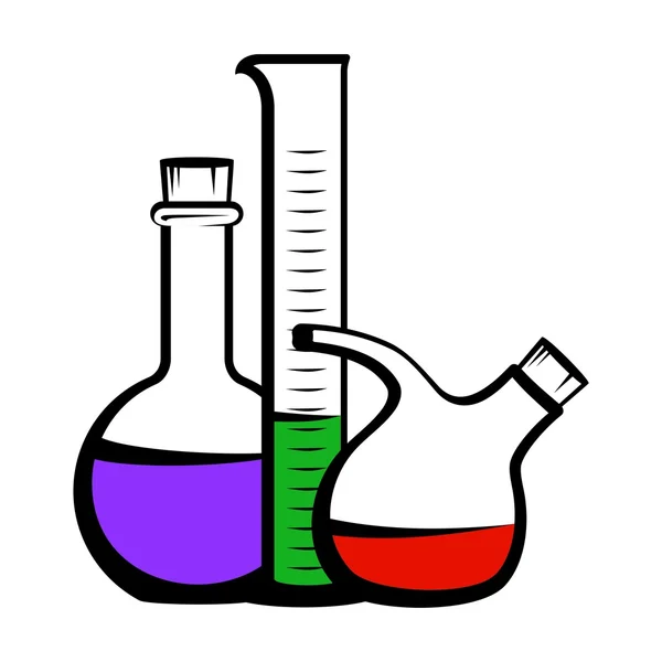 Icône de chimie — Image vectorielle