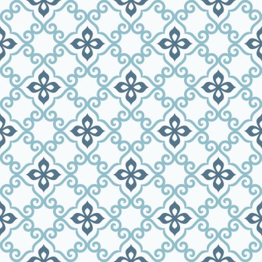 Çiçek elementleriyle kusursuz desen.