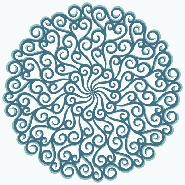 Декоративні круглі мережива — стоковий вектор