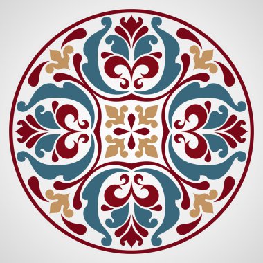 Dekoratif yuvarlak dantel.