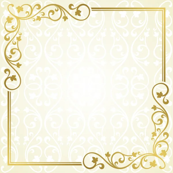 Carte d'invitation florale. — Image vectorielle