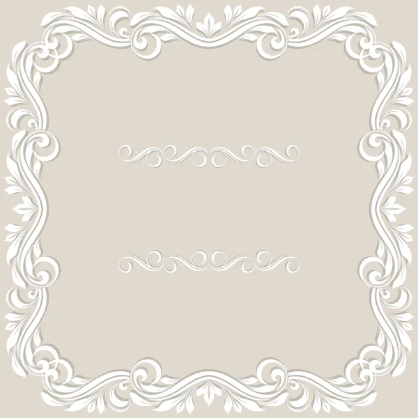 Tarjeta de invitación de boda. — Vector de stock