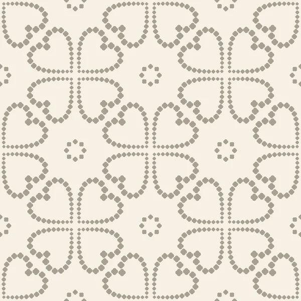 Seamless pattern with hearts. — Stock Vector