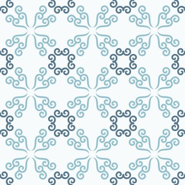 Çiçek elementleriyle kusursuz desen.