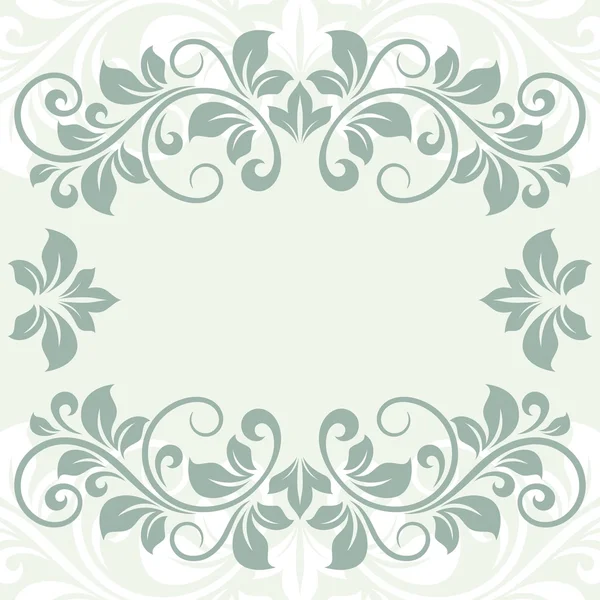 Bloemen wenskaart — Stockvector