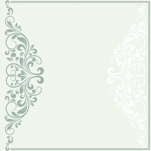 Tarjeta de felicitación floral — Vector de stock