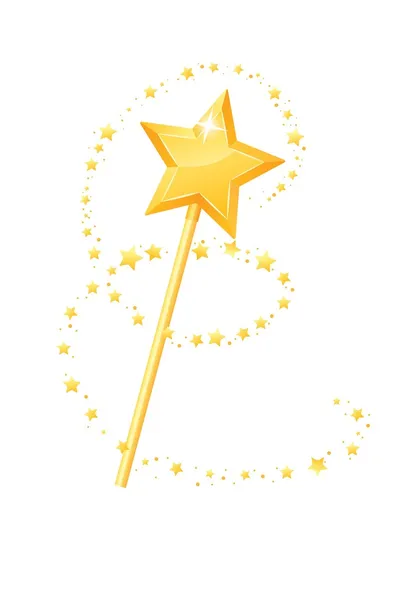 Magic wand. — Stock Vector