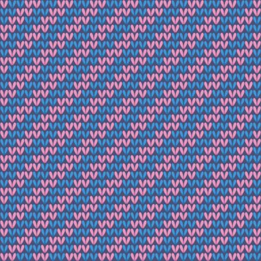 Dikişsiz örgü desen.