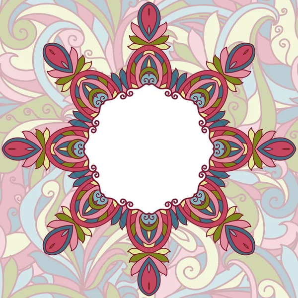 Carte de vœux floral. — Image vectorielle