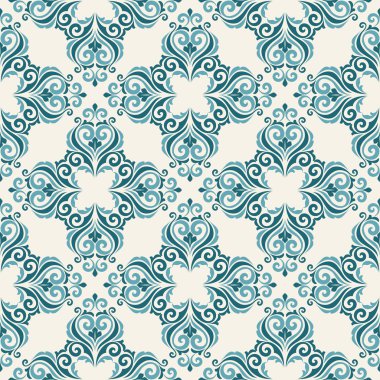 Dikişsiz damask deseni.