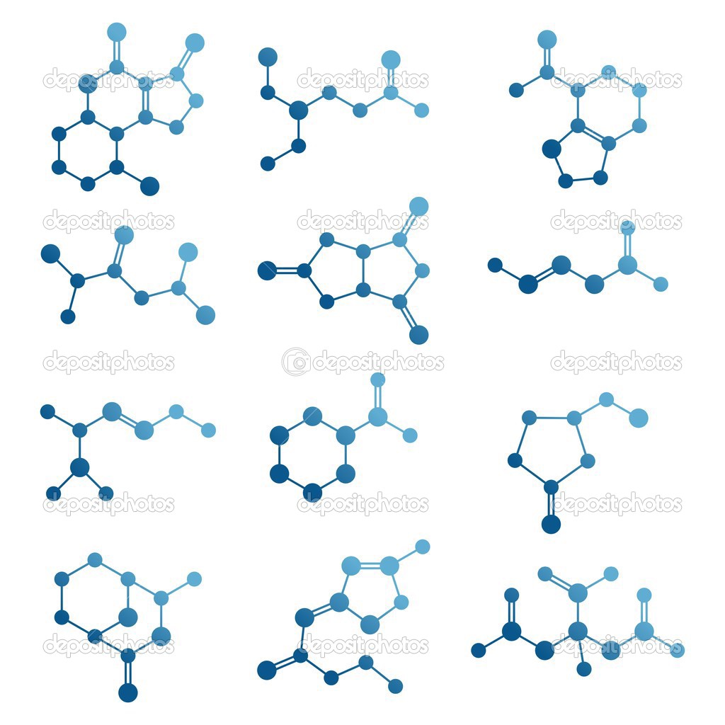 Set of molecules.