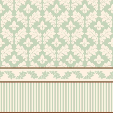 Vintage tebrik kartı.