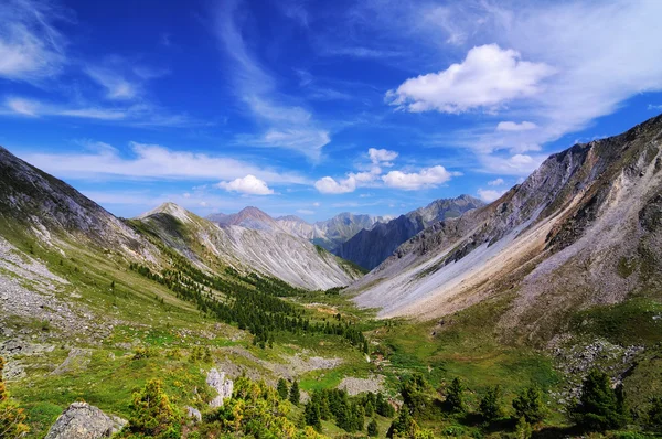 Beautiful sky in the mountains — Stock Photo, Image