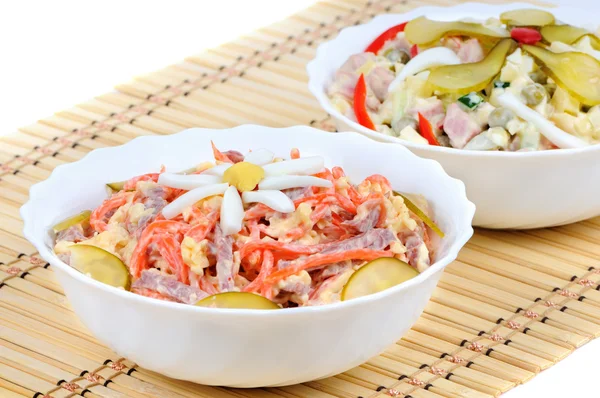 Korean carrot salad with — Stock Photo, Image