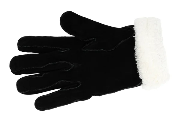 Zimní semišové rukavice — Stock fotografie