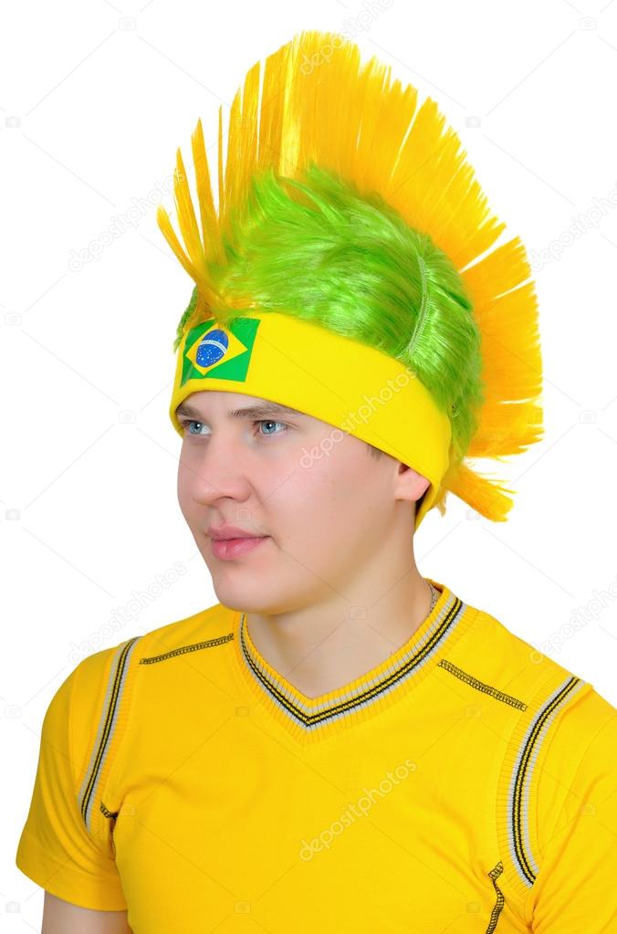 A fan of Brazilian national football team