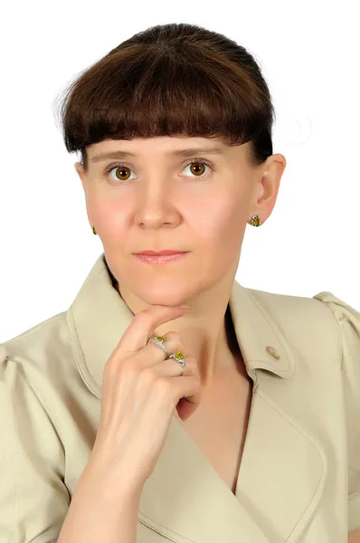 Portrait of a European middle-aged women — Stock Photo, Image