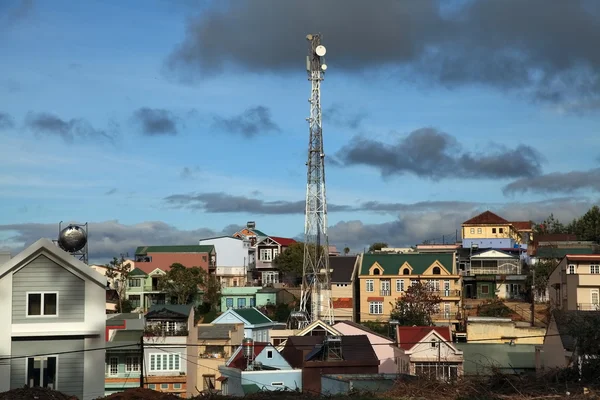 Casas de Da Lat en Vietnam Imágenes de stock libres de derechos