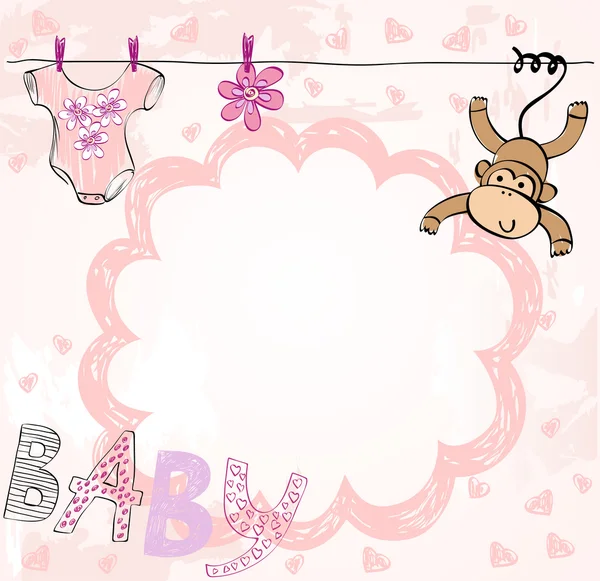 Scrapbook pour bébés — Image vectorielle