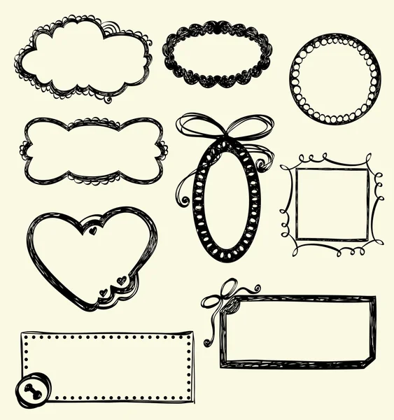Doodle çerçeveler