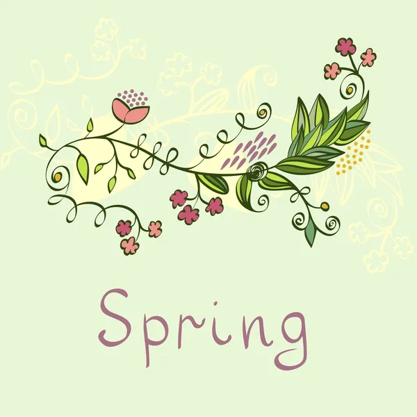 Frühling — Stockvektor