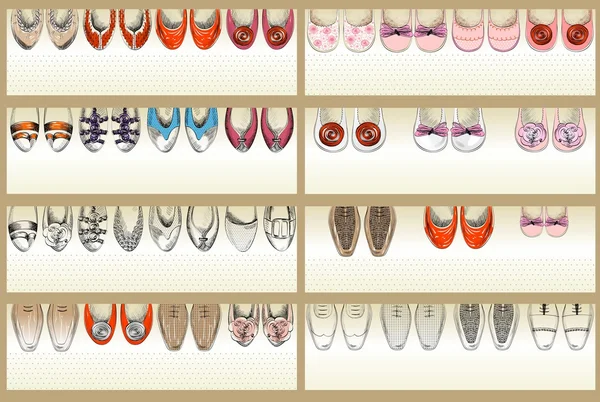 Chaussures de mode — Image vectorielle