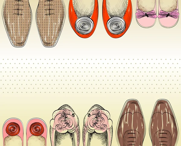 Zapatos de moda . — Archivo Imágenes Vectoriales