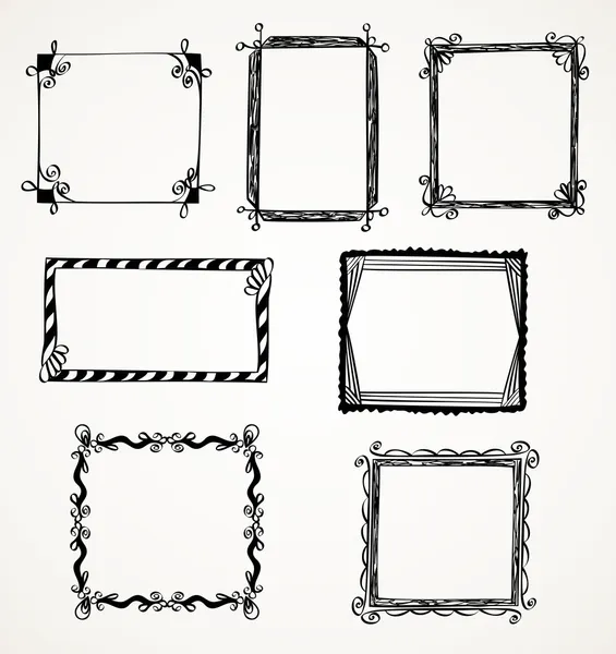 Doodle-Rahmen — Stockvektor