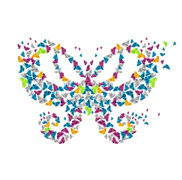 Papier papillon — Image vectorielle