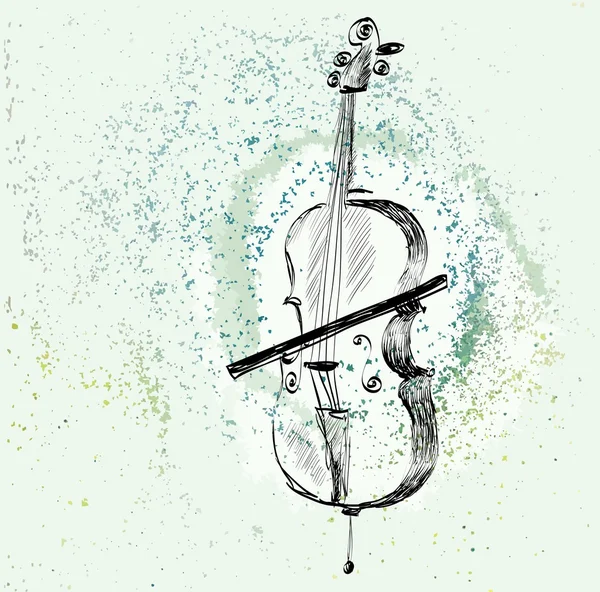 Violoncelle — Image vectorielle