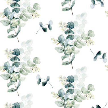 Suluboya kusursuz desen