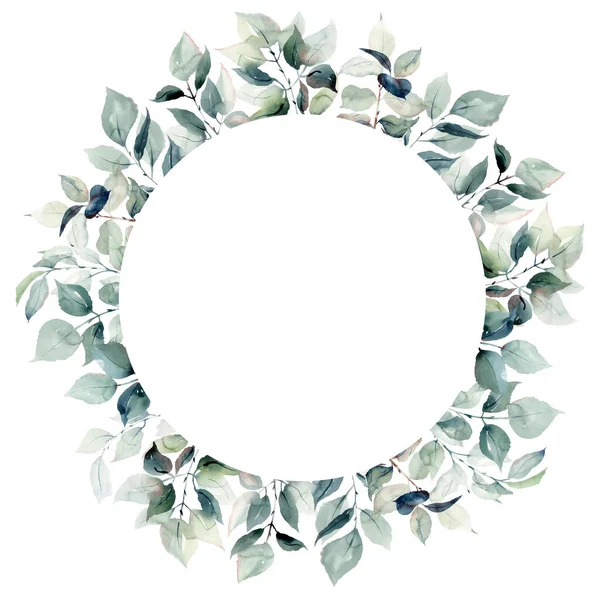 Frame with leaves — Stock Photo, Image