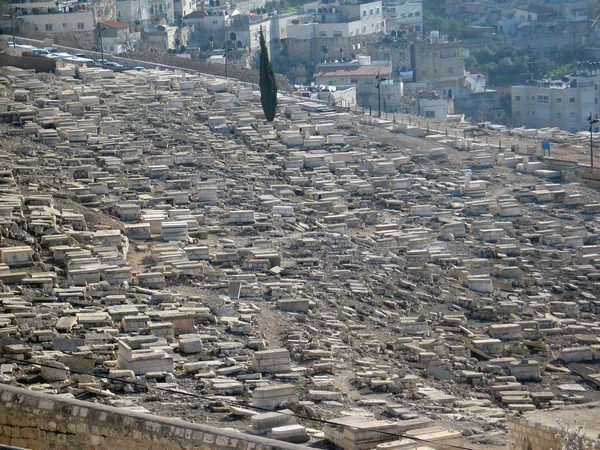 Alte gräber in jerusalem — Stockfoto