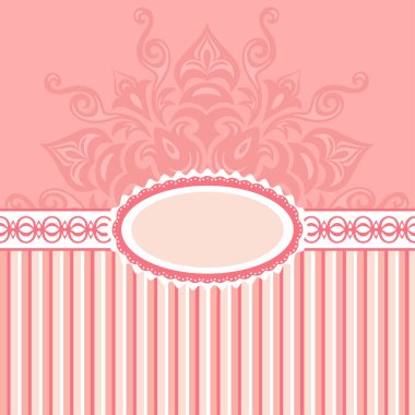 romantik arka plan deseni ve etiket. pembe