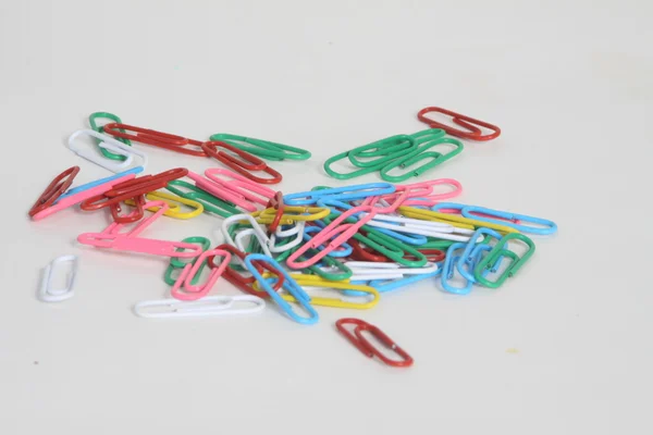 Colored Paper-Clips — Stock Photo, Image