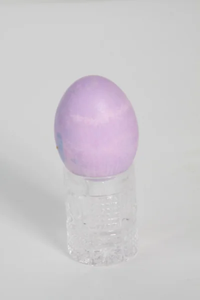 Kolorowe jajka lawenda — Zdjęcie stockowe
