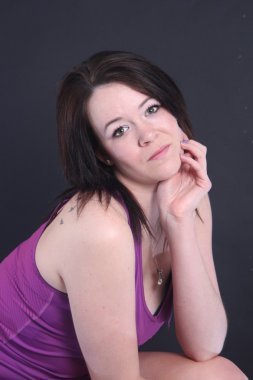 Mor singlet Güzellik