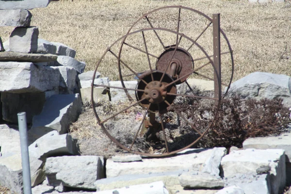 Rusty Old Metal Wheels — Stock Photo, Image