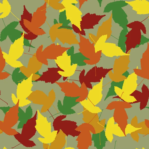 Hojas de otoño — Vector de stock