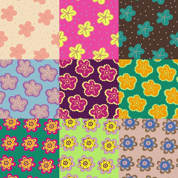 Bloemen set — Stockvector